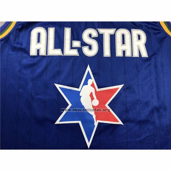 Camiseta All Star 2020 Milwaukee Bucks Giannis Antetokounmpo NO 24 Azul